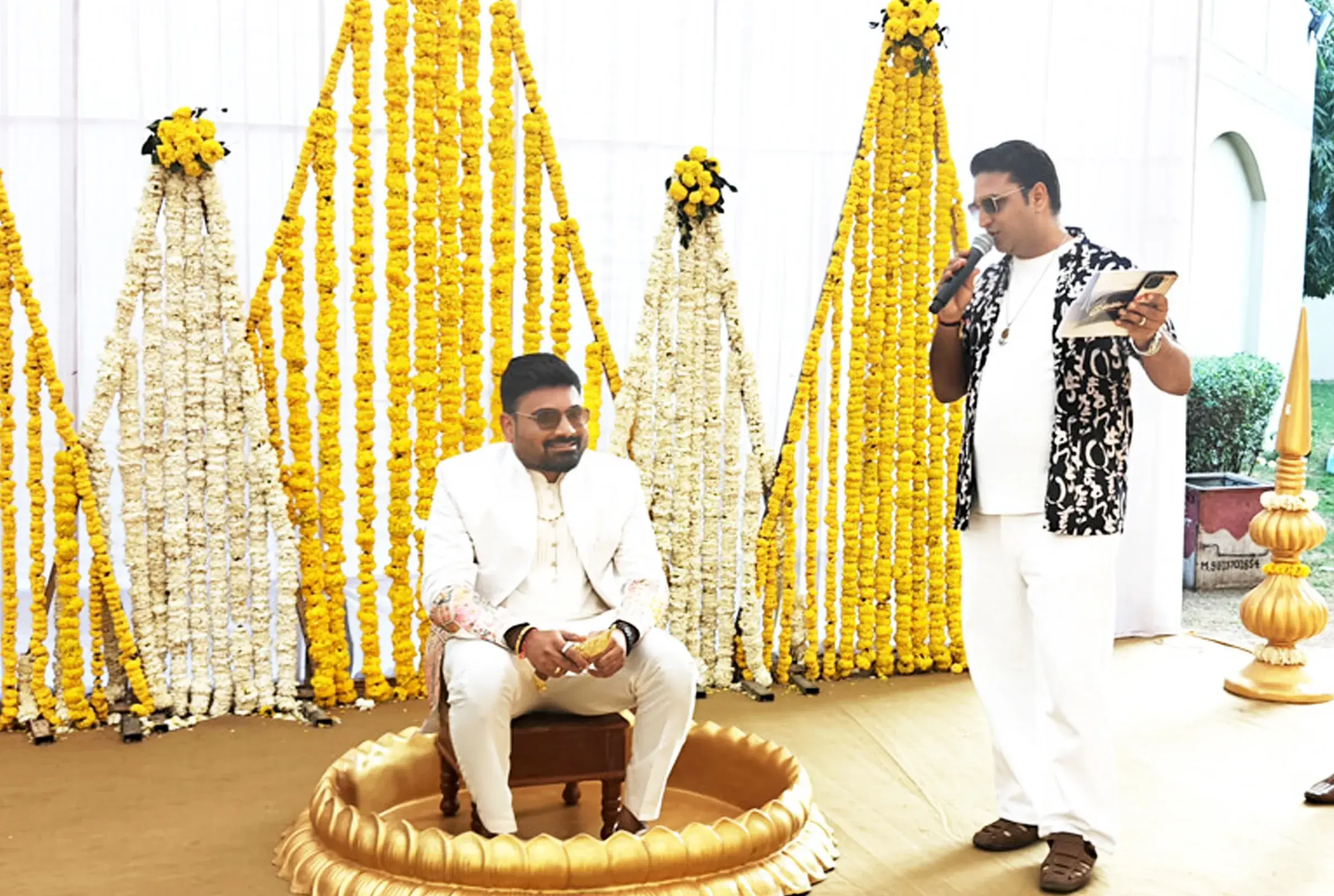 Roka Ceremony Haldi Event Banner